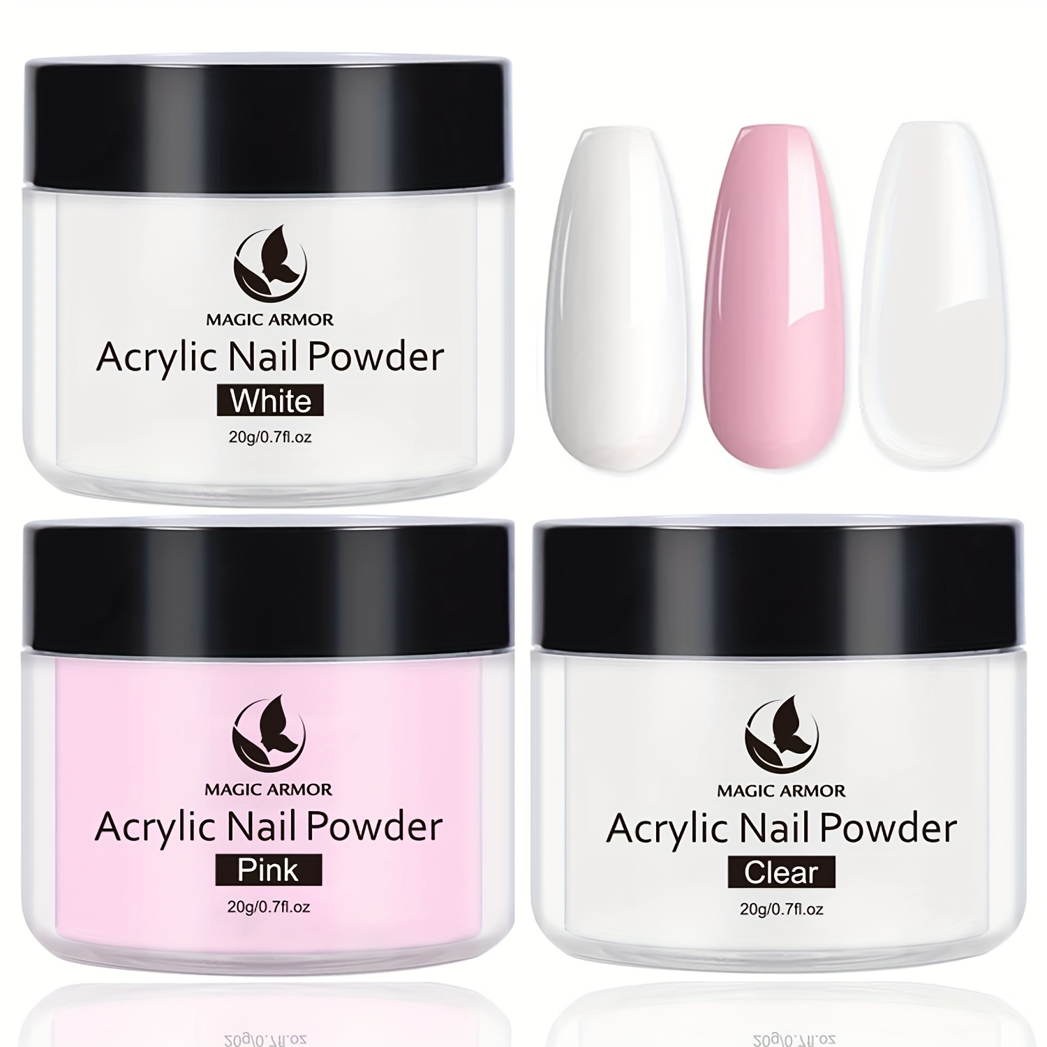  Aokitec Black Acrylic Powder - 30g Professional