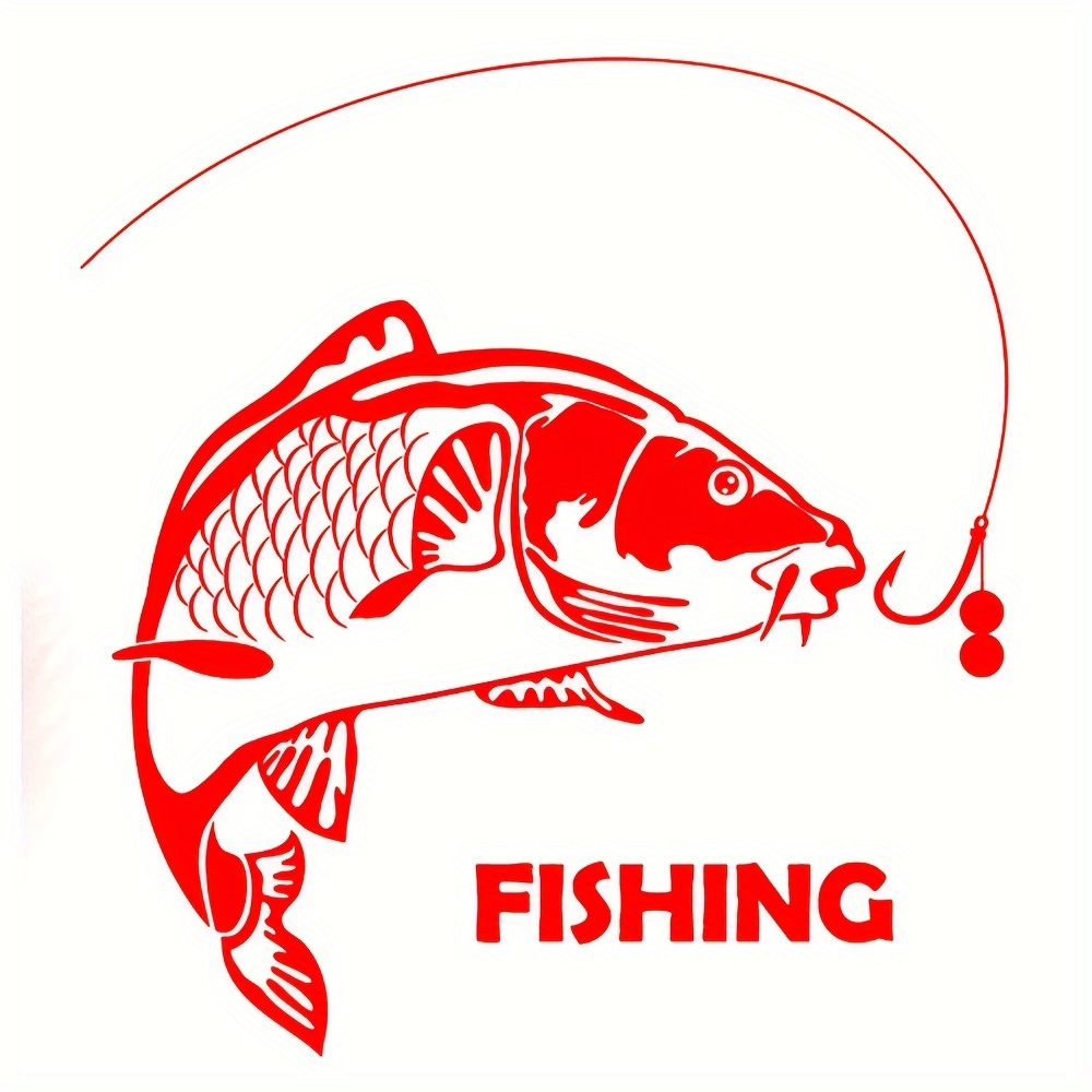 25.4*17.4CM Fashion Outdoor Recreational Sport Fishing Vinyl