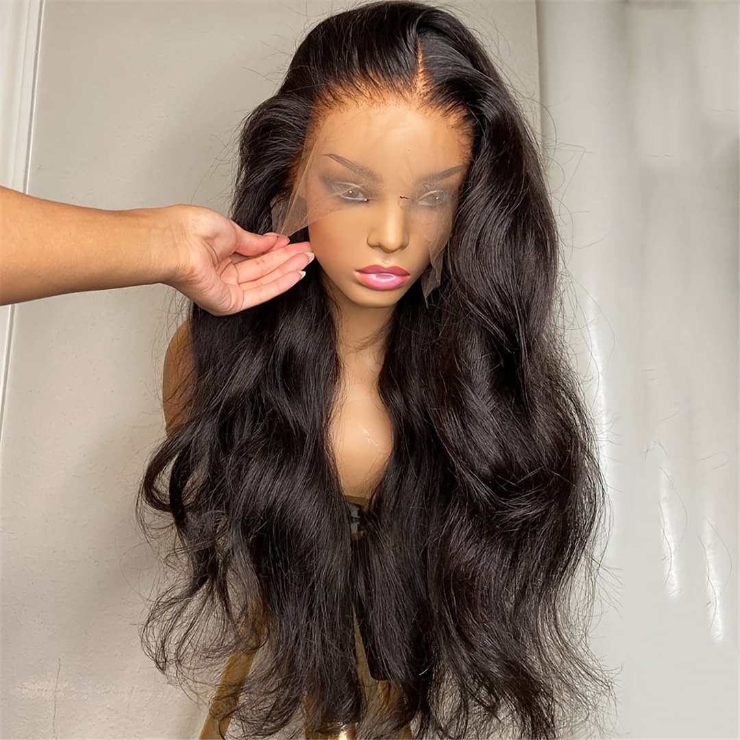 FREYARA 13x6 Lace Front Wigs Human Natural Hair, Straight, 180