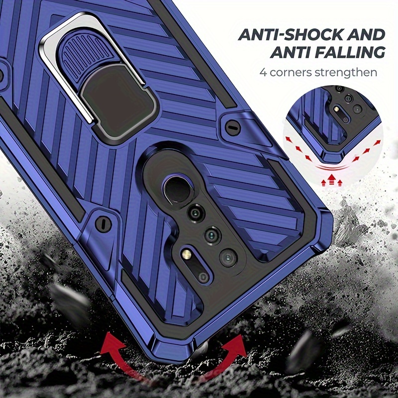 Funda para Xiaomi Redmi Note 12S 4G Caso,Soporte de montaje magnético para  coche Funda Shell para Xiaomi Redmi Note 12S 4G Caso Azul