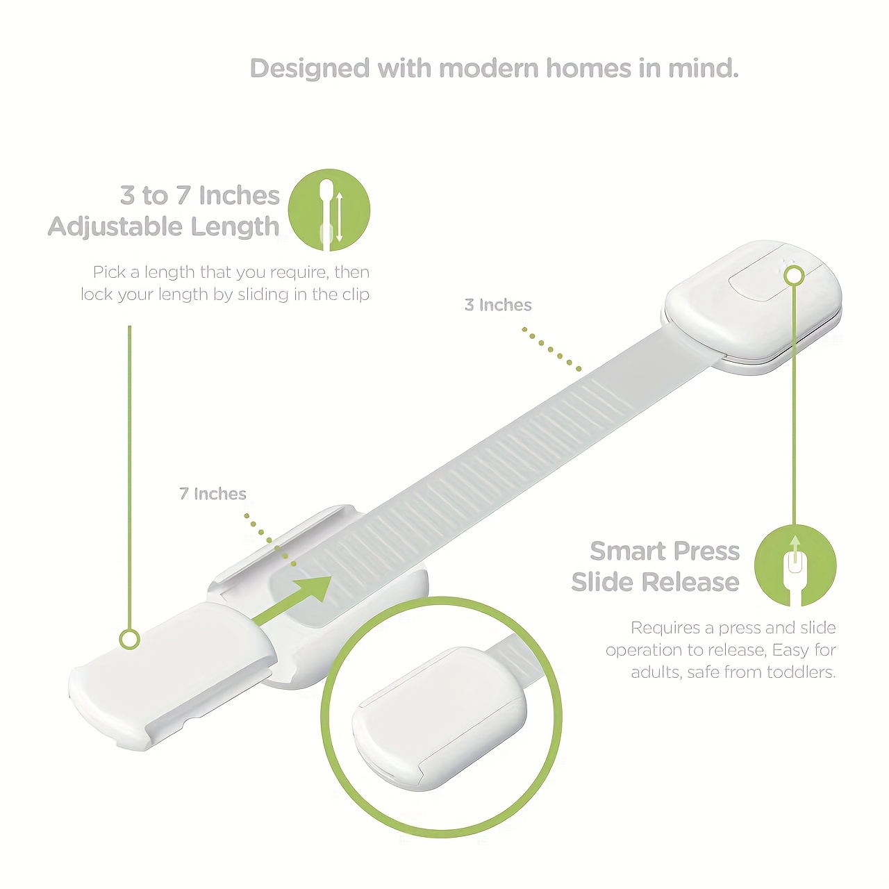 Child Safety Cabinet Locks Baby Proofing Latches To Drawer - Temu