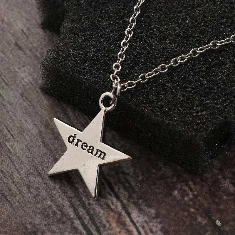 Vintage Goth Star Necklace