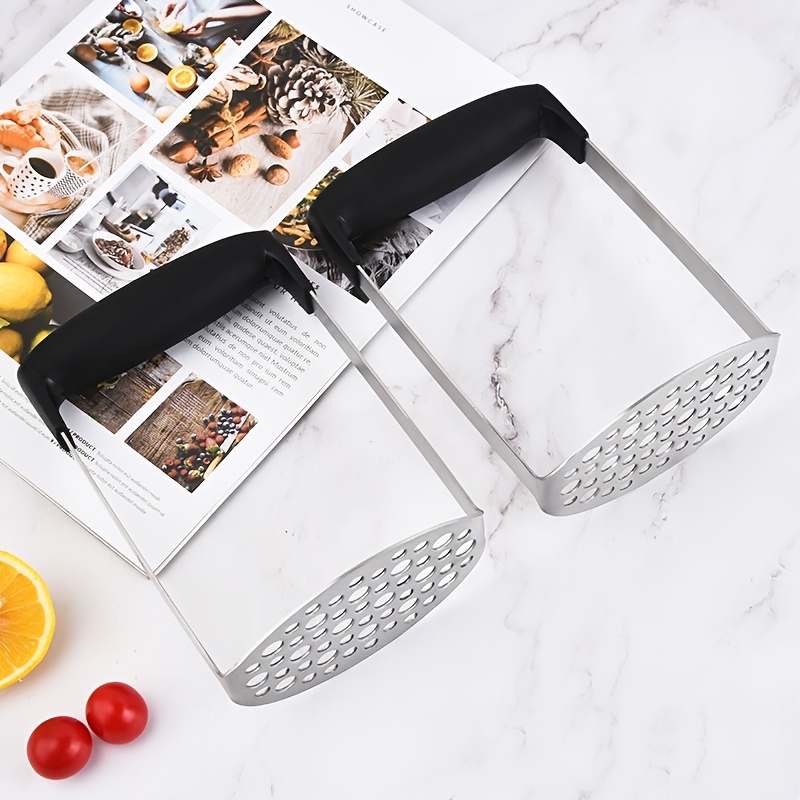 Stainless Steel Potato Masher Food Masher Comfortable Handle - Temu