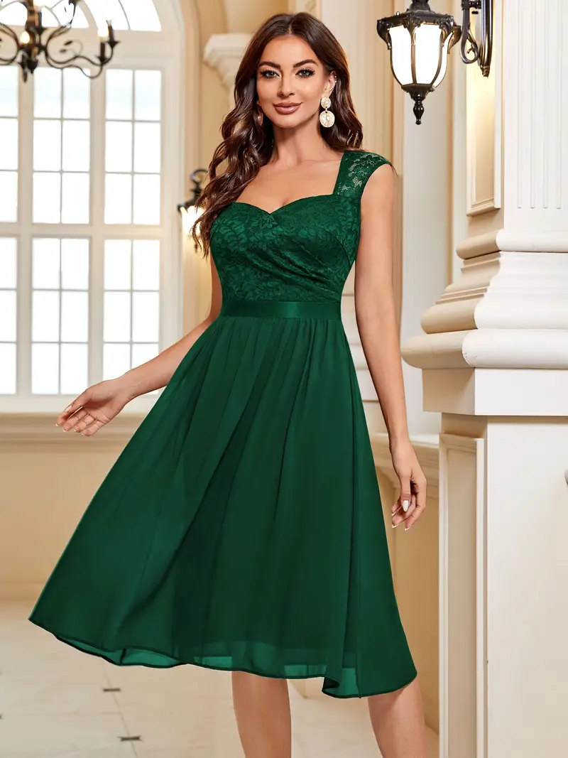womens green dress