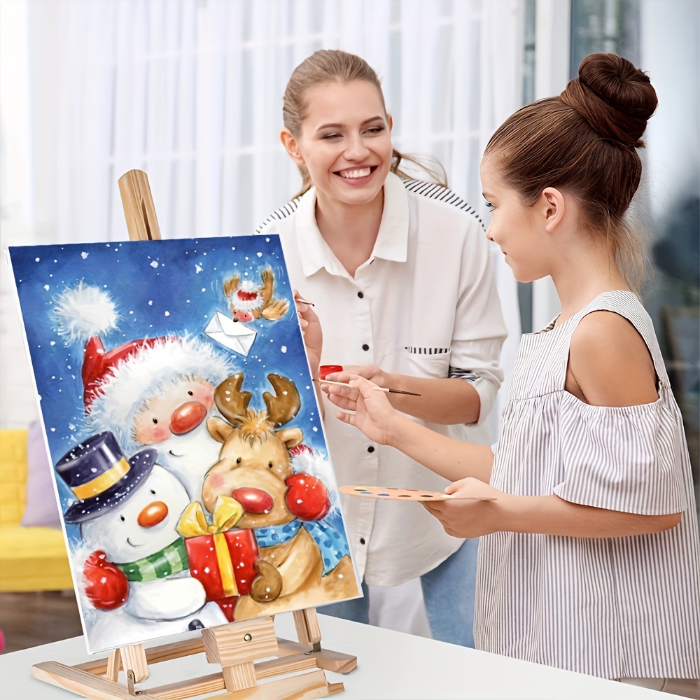 Large Paint By Numbers Kit For Adults Beginners,, Diy Christmas Gift Canvas  Oil Painting Acrylic Paint Kit, Drawing Paintwork With Accessories For Home  Decor - Temu Philippines