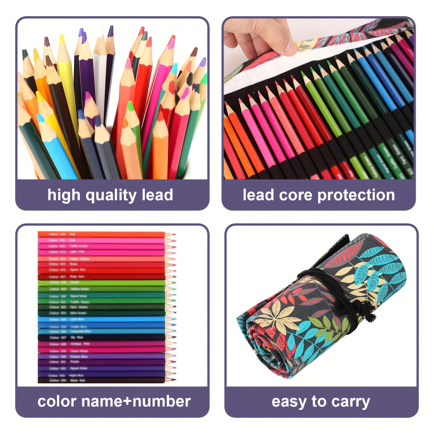 36PCS/Lot Colorful Core Lead Colored Pencils Set for Adults and