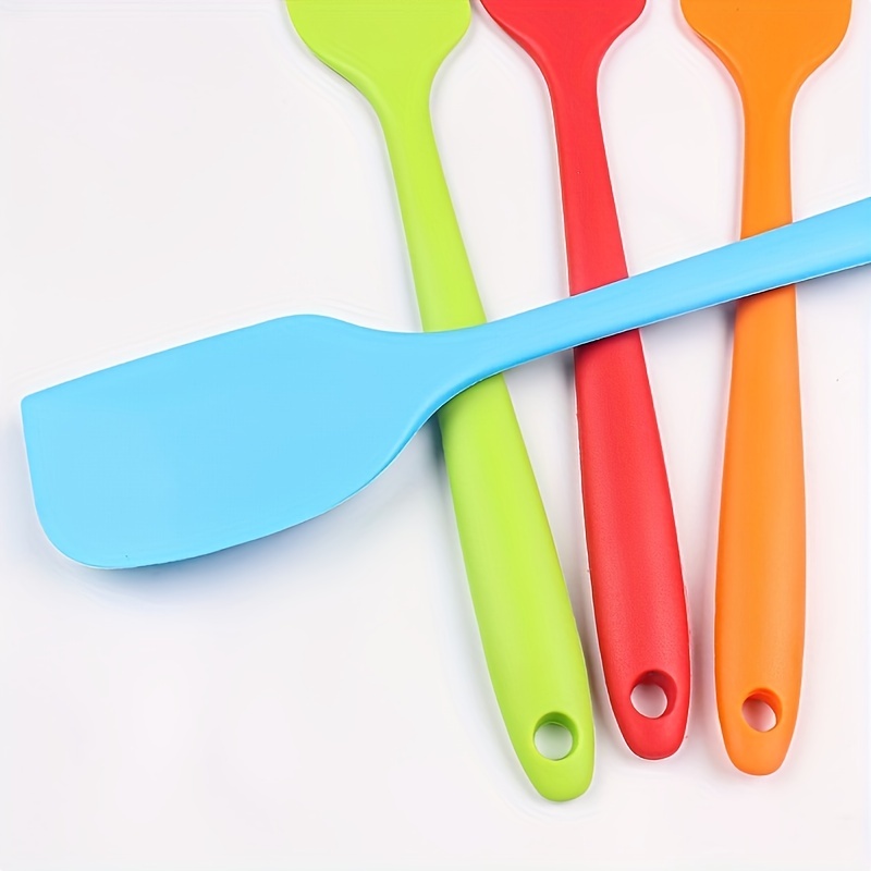 1pc Silicone Scraper Spatula: High-Temp Resistant Baking Tool for