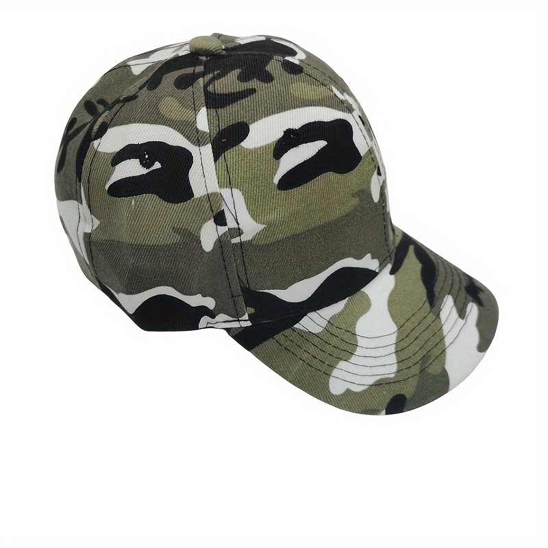 

Camouflage Print Outdoor Baseball Sun Protection Adjustable Sports Trucker Casual Sun Hat For Women & Men