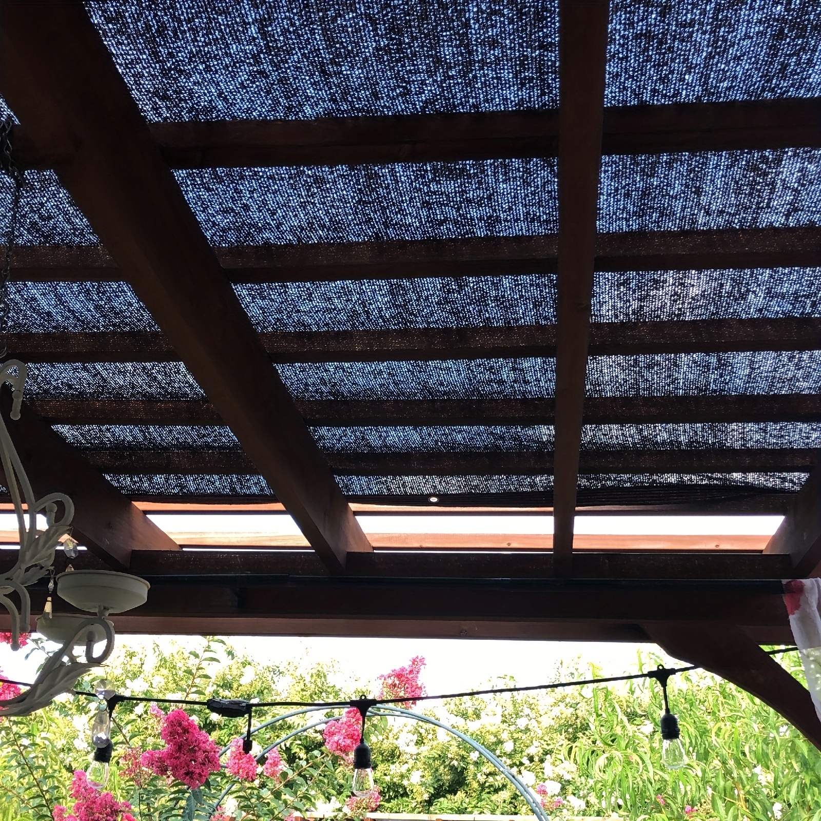 Black Shade Cloth Sun Shade Balcony Fence Privacy - Temu Canada