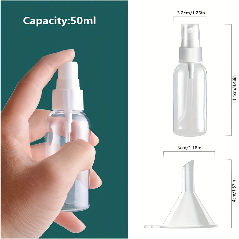 Spray Bottle, 1oz/30ml Small Plastic Fine Mist Spray Bottles, Mini