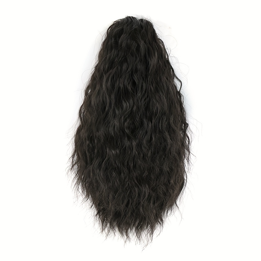 Medium Long Curly Wavy Ponytail Extensions
