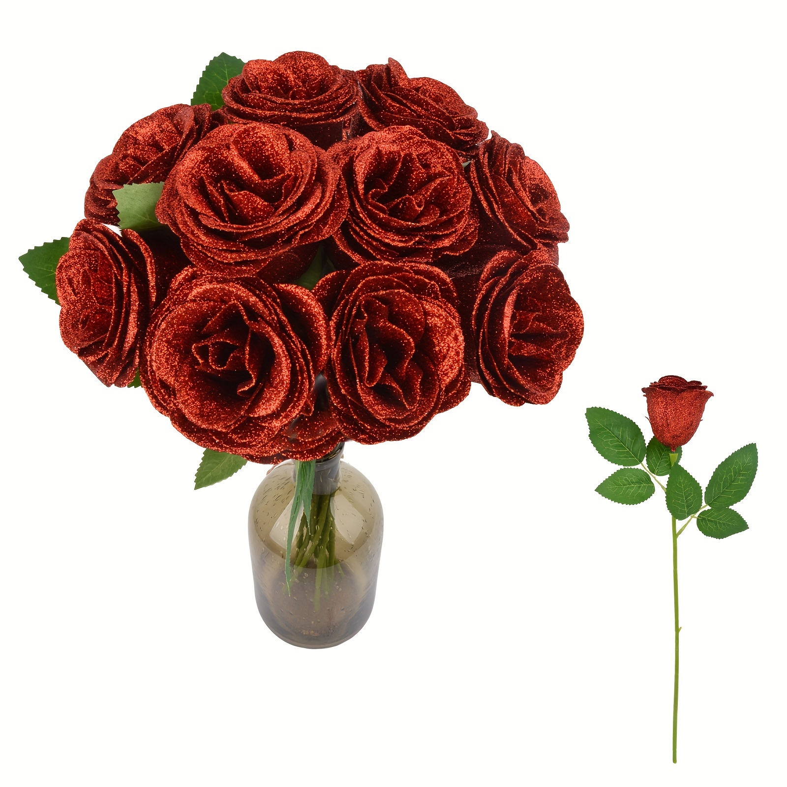 Rosas artificiales Oso PE Espuma Flores Muñecas San Valentín Boda Regalos de  cumpleaños Ndcxsfigh libre de BPA