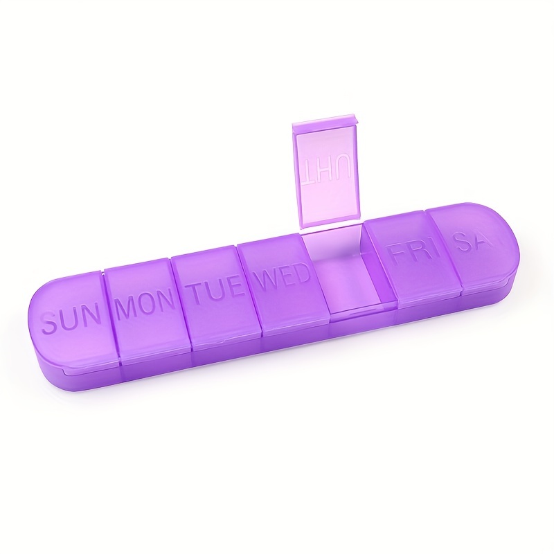 Betife Cute Pill Organizer 7 Day, Weekly Pill Cases Box Waterproof MoistureProof,Travel Weekly Pill Box Case Portable Design to Hold Vitamins