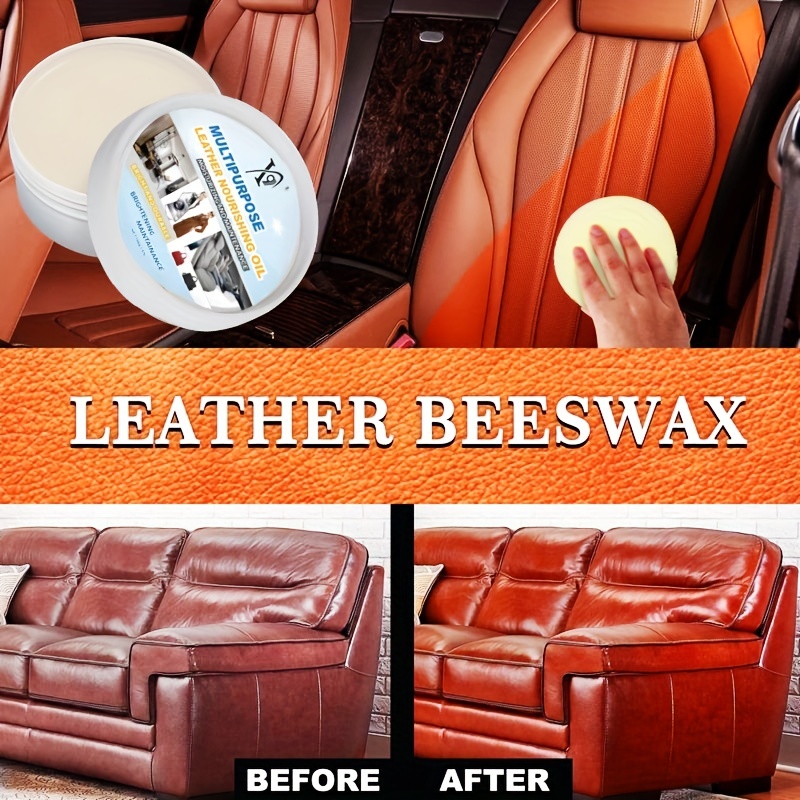 Leather Cleaning Cream Car Leather Seat Maintenance Cream - Temu