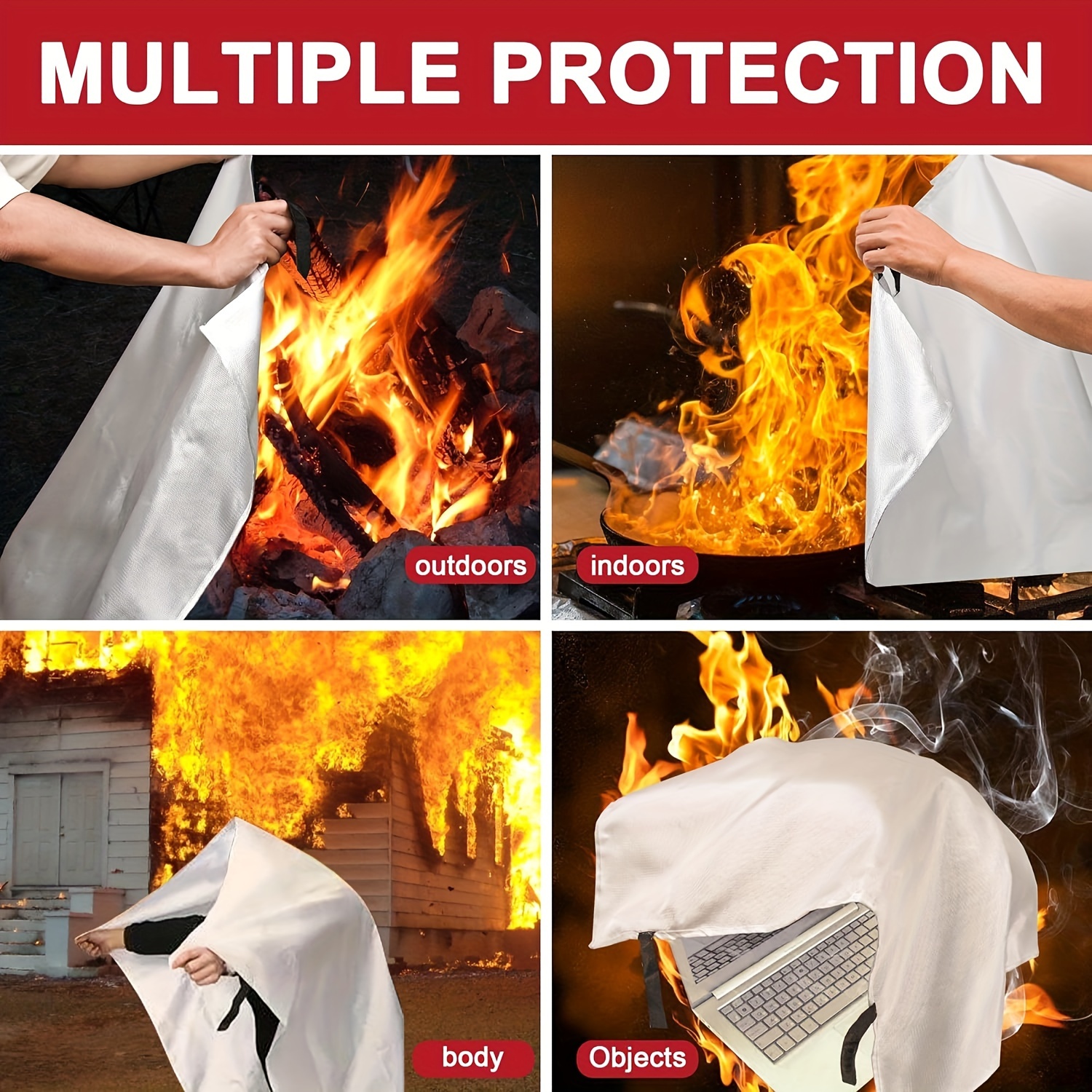 Fireproof Blanket High Temperature Resistant Flame Retardant - Temu