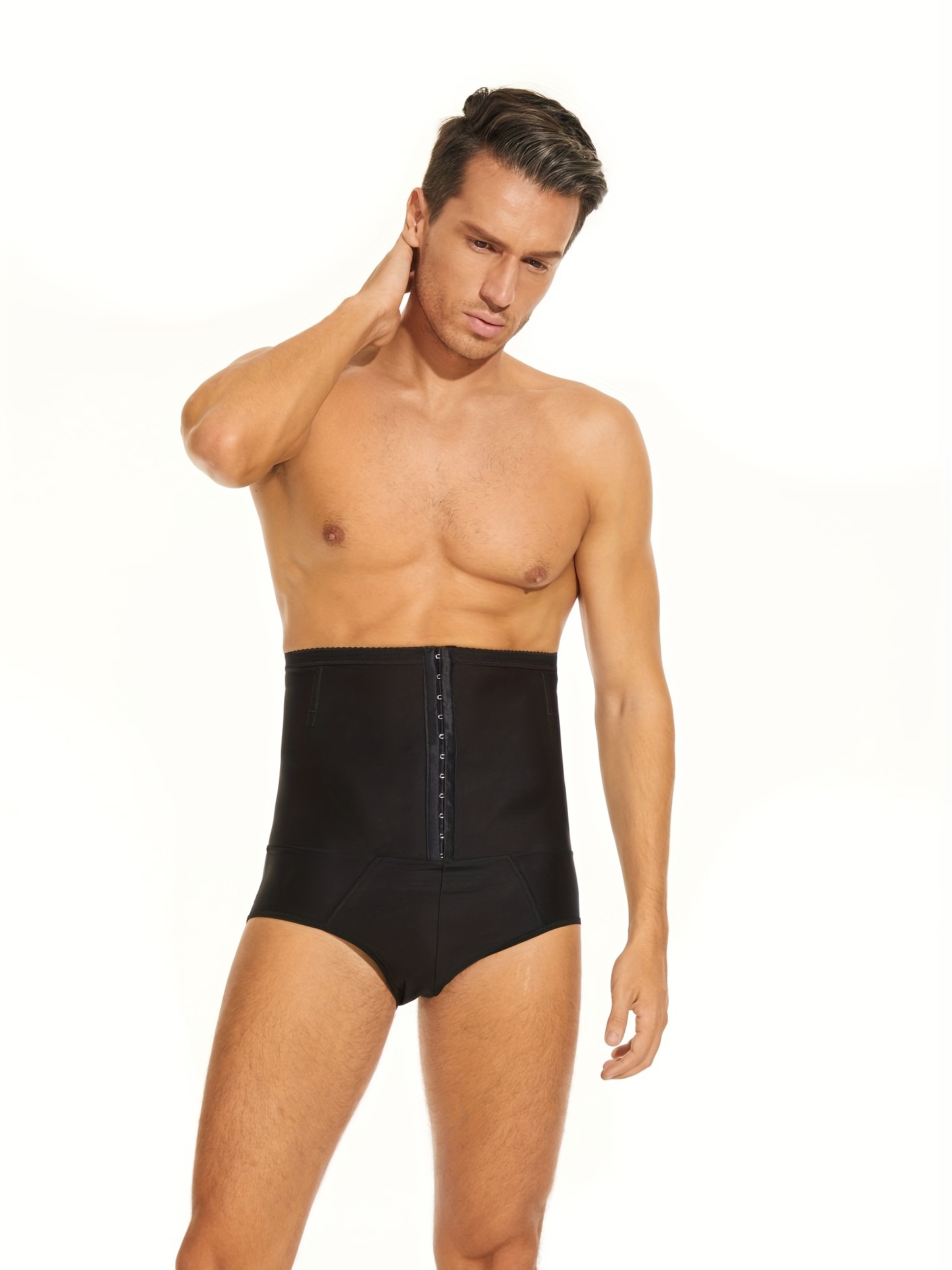 Men Body Shaper Tummy Control Shorts Shapewear Belly Girdle Boxer Briefs High  Waisted Imming Erwear Leg Compression Panties