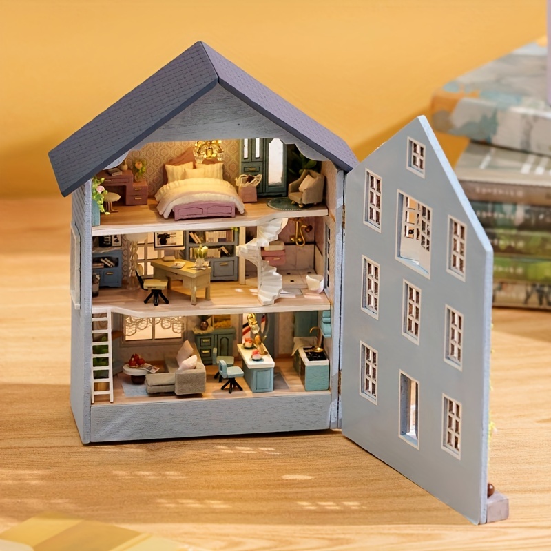 1pc Maisons De Poupées DIY Kit De Meubles Miniature En Bois - Temu  Switzerland