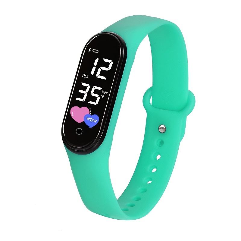 Reloj Digital Led para estudiantes y niños, reloj de pulsera deportivo  resistente al agua con pantalla táctil para niños y niñas, regalo, relojes