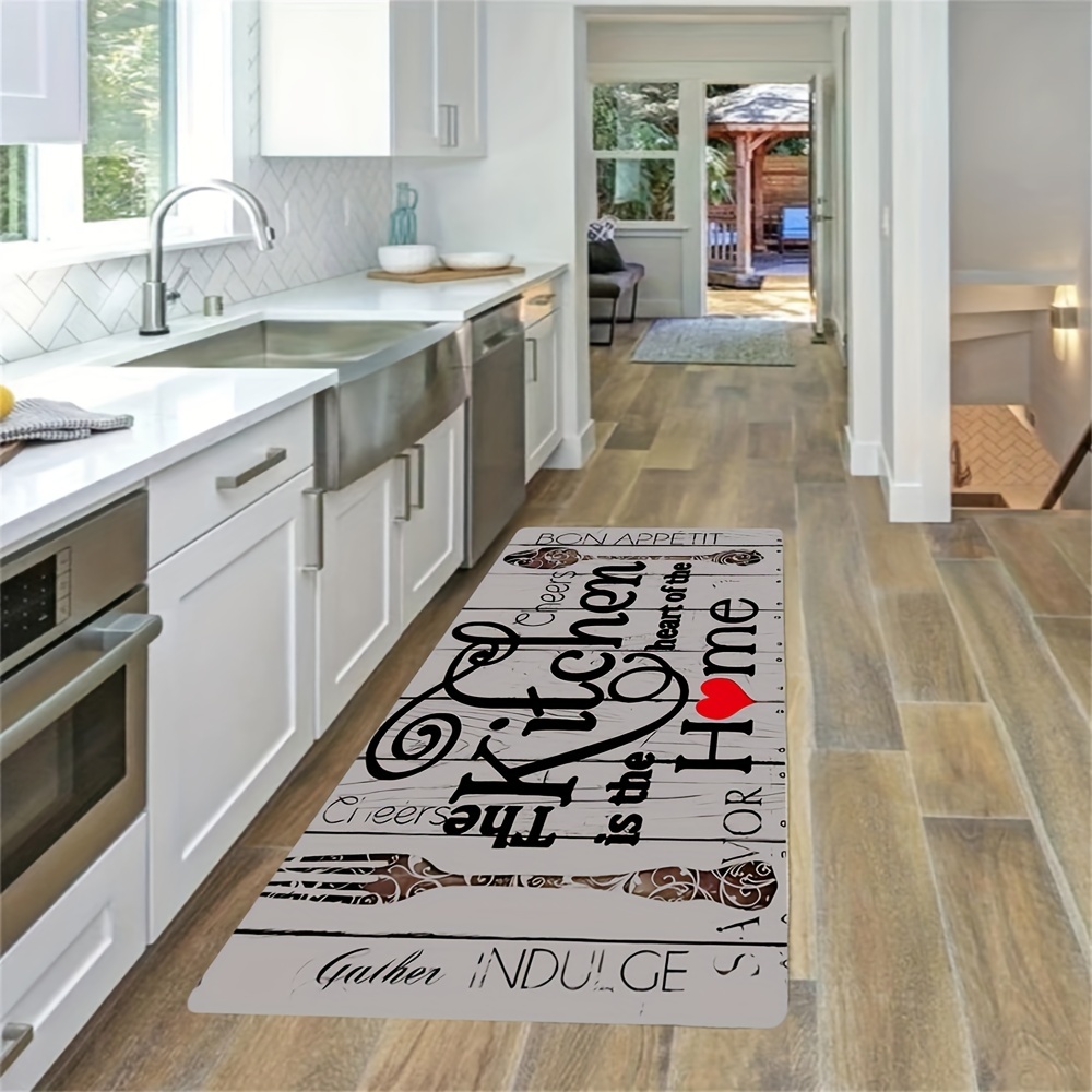 Oil proof Kitchen Rug Soft Cushioned Anti fatigue - Temu