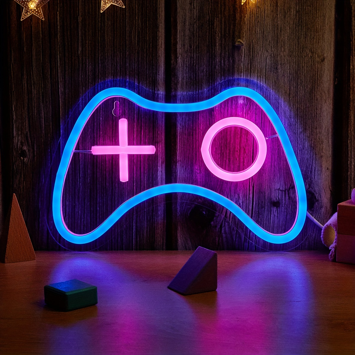 Neon Sign Playstation Light For Bedroom Wall Decor Usb Powered