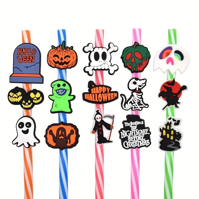 Nightmare Before Chritmas Collection Straw toppers