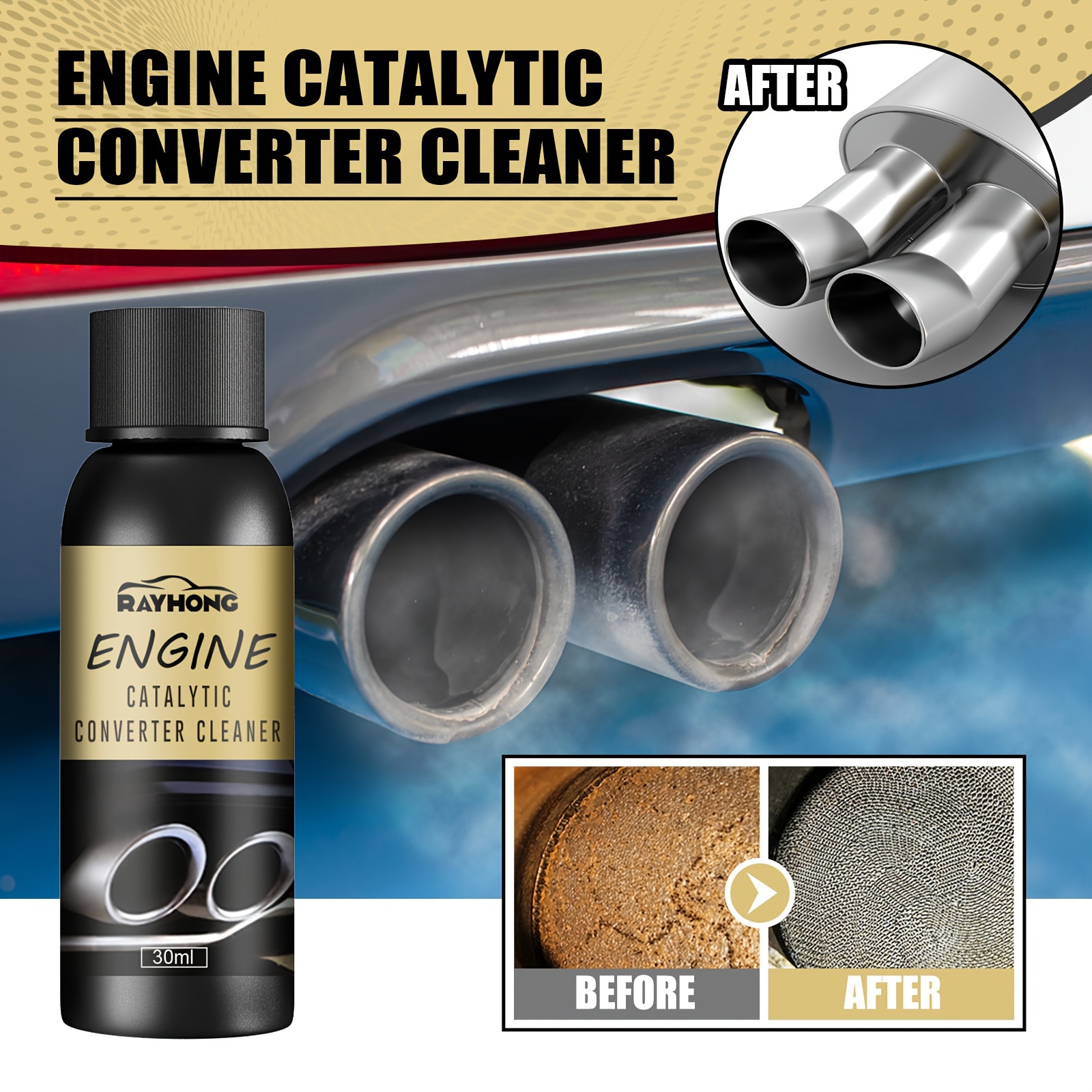  G17 Engine Cleaner - 65mL G17 Car Fu-el System Cleaner, Concentrated Car Engine System Cleaner Petrol System Cleaner