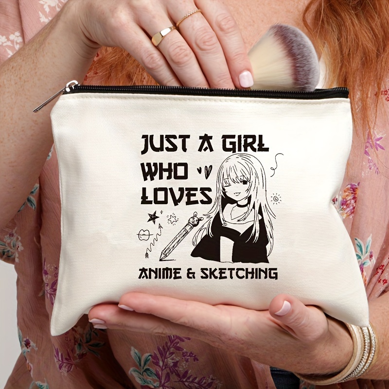 Anime Makeup Bag Anime Gifts Teen Girls Anime Lover Gift - Temu