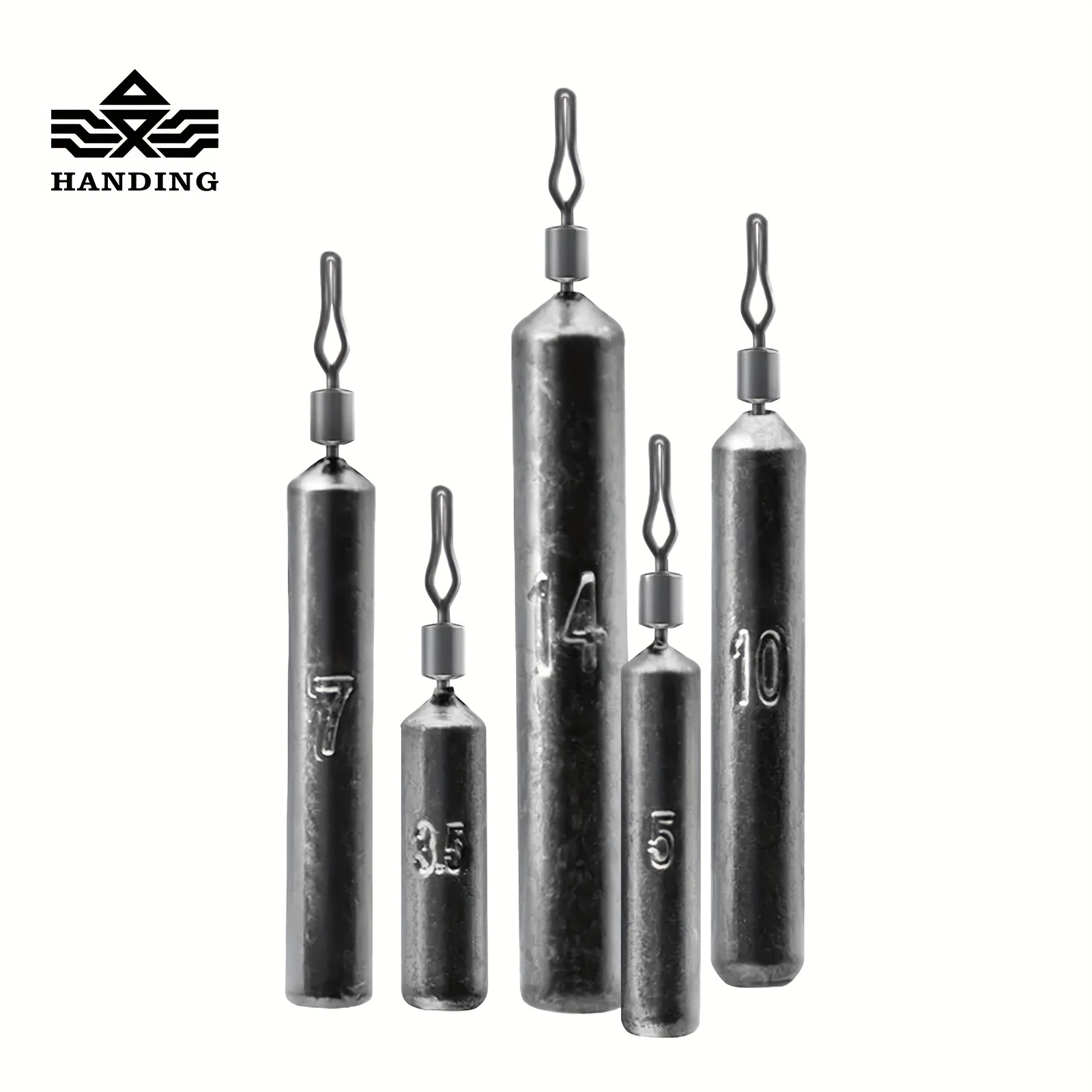 HANDING 10pcs Fishing Lure Inverted Fishing Lead, Fishing Group Weighted  Sinker, Fishing Accessories