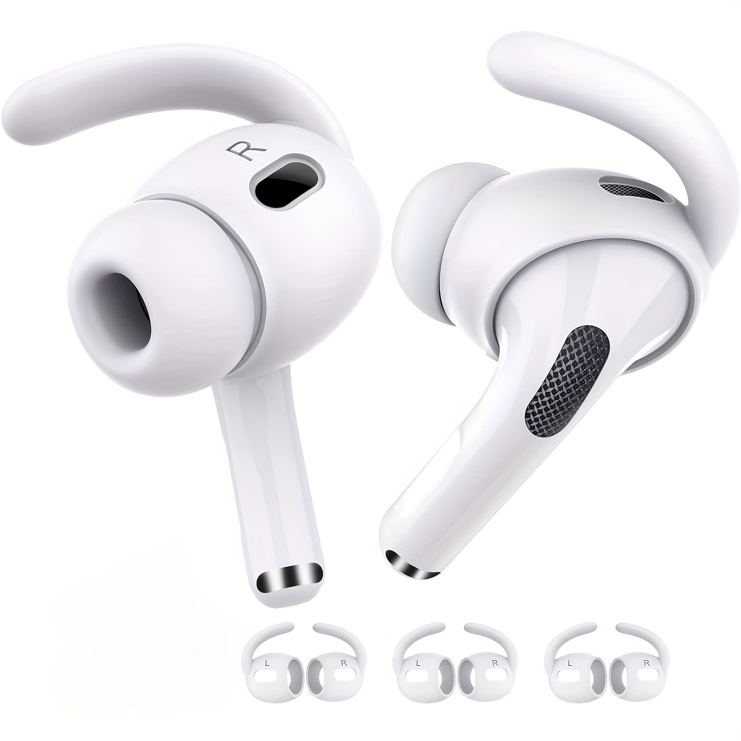 elago Ganchos para las orejas diseñados para AirPods Pro 2, AirPods Pro,  diseñados para AirPods 3, 2 y 1, accesorios para auriculares