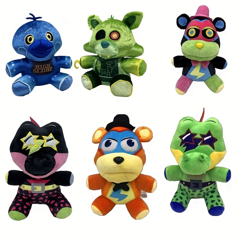 Freddy Fnaf Freddy Fazbear Bear Bonnie Chic Kitten Fox Fur Plush Toy Doll  Soft Plush Animal Children