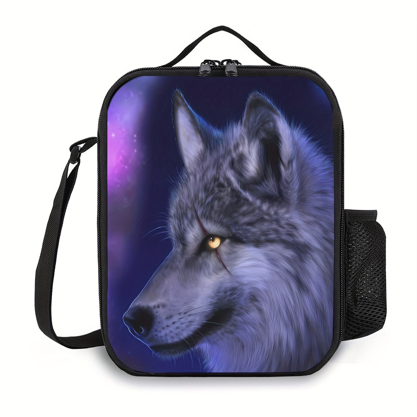 Wolf Lunch Box Insulated Food Container Meal Bag Lunch Bag For