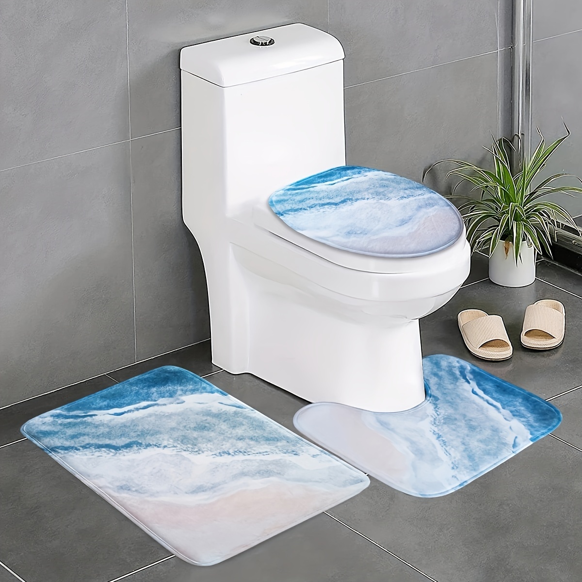 Bathroom Water Absorbent Anti-slip Floor Mat