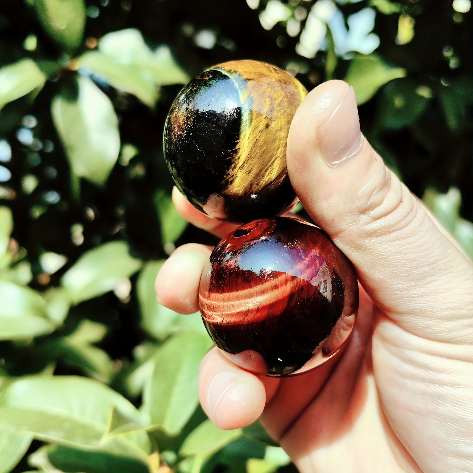 Tiger eye shop ball