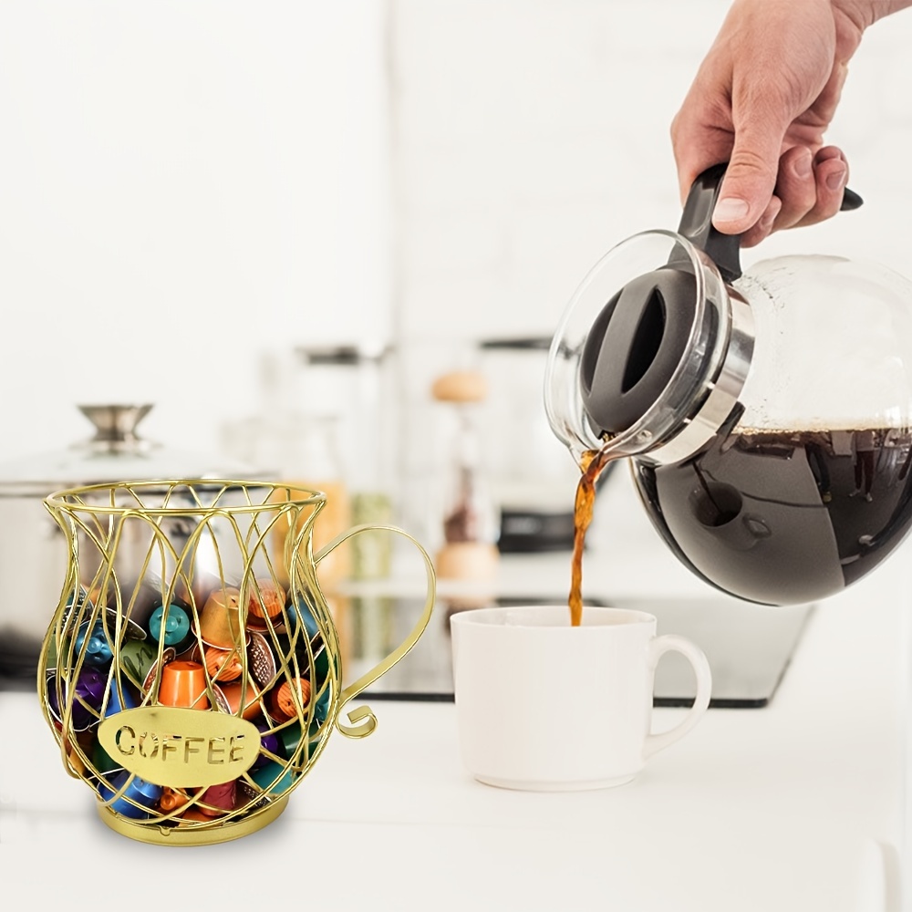 Coffee Pod Holders, Coffee Creamer Container, Coffee Pod Storage Cup, Mug  Shape Coffee Pod Holders Espresso Storage Basket Coffee For Bar Counter -  Temu
