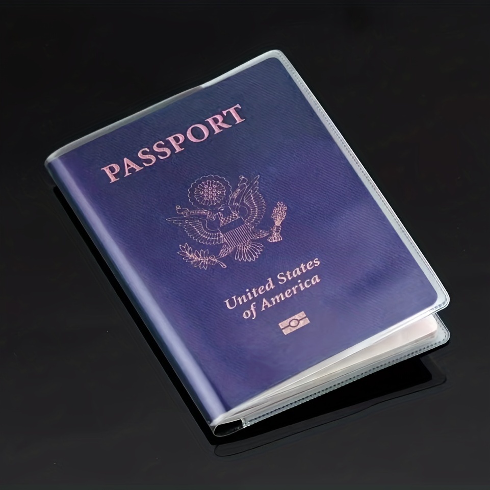 Certificate And Passport Card Protector Transparent PVC Material Protective Cover