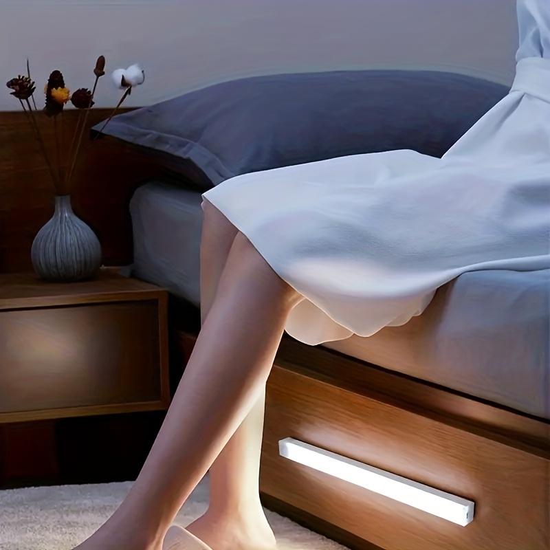 Kaufe LED-Küchenleuchte mit Bewegungsmelder, intelligente Lampe,  LED-Unterschrankbeleuchtung, 30/40/50 cm, 12 V, Hand-Sweep-Sensor,  Nachtlampe für Schlafzimmer, Schrank, EU-Stecker