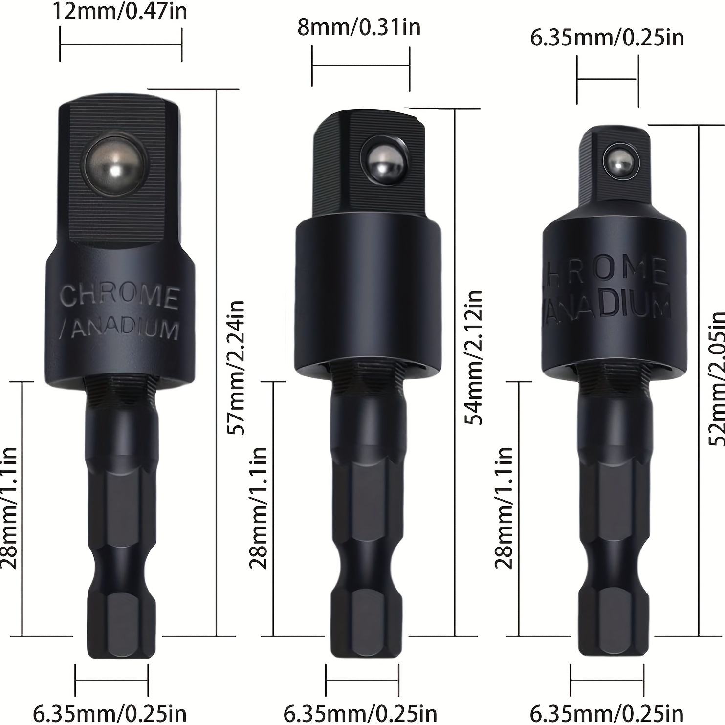 105 Degree Right Angle Drill Socket Adapter Flexible Shaft Extension Bit  Universal Screwdriver Nut Driver Drill Bit Set 1/4 inch Hex Shank Drills