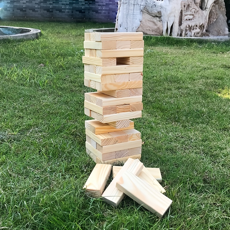 Jenga gigante de madera