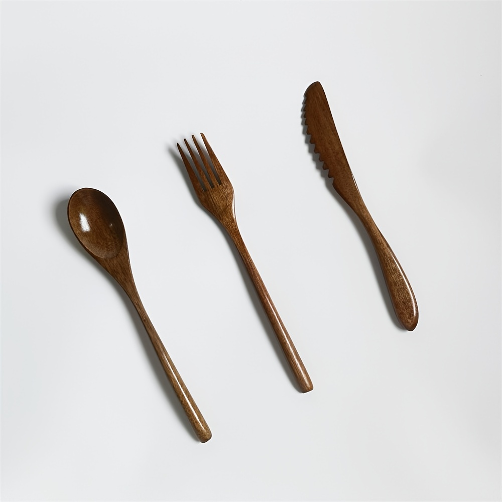 Retro Vintage Cutlery Set Includes Coffee Spoon Salad Fork - Temu