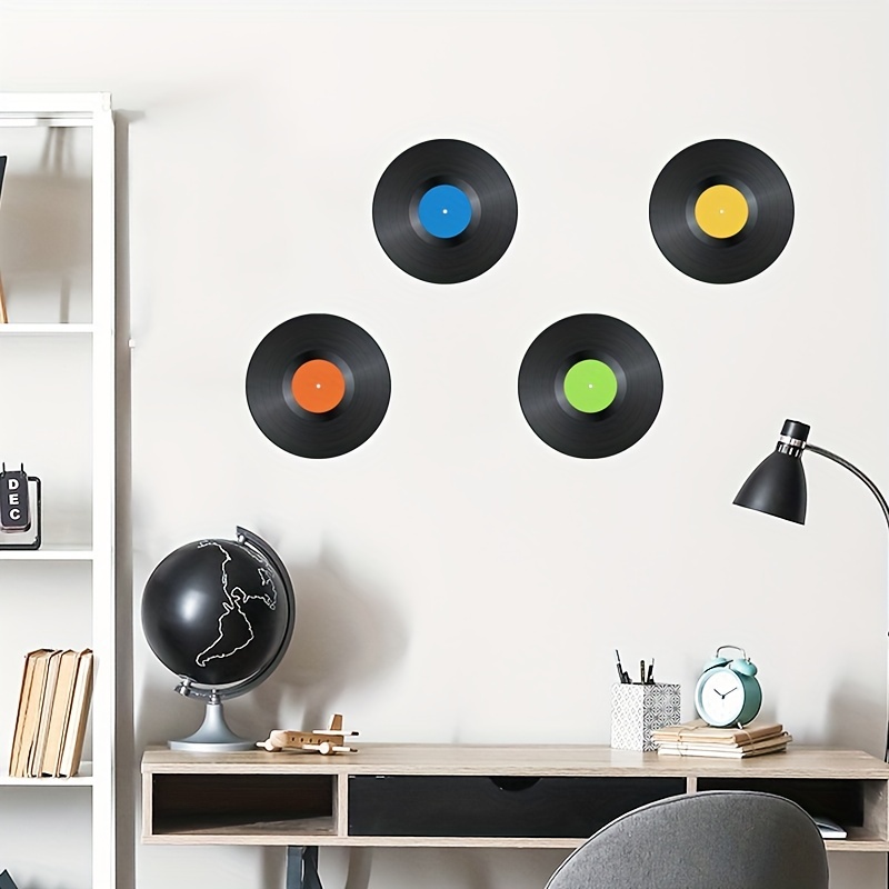 Fachpint 12 inch Fake Records 5 Pieces in 1 Pack, Records for Wall Aesthetic, Viynles Record Decor, Blank Vinyl Records for Wall, Fake Vinyls for Room
