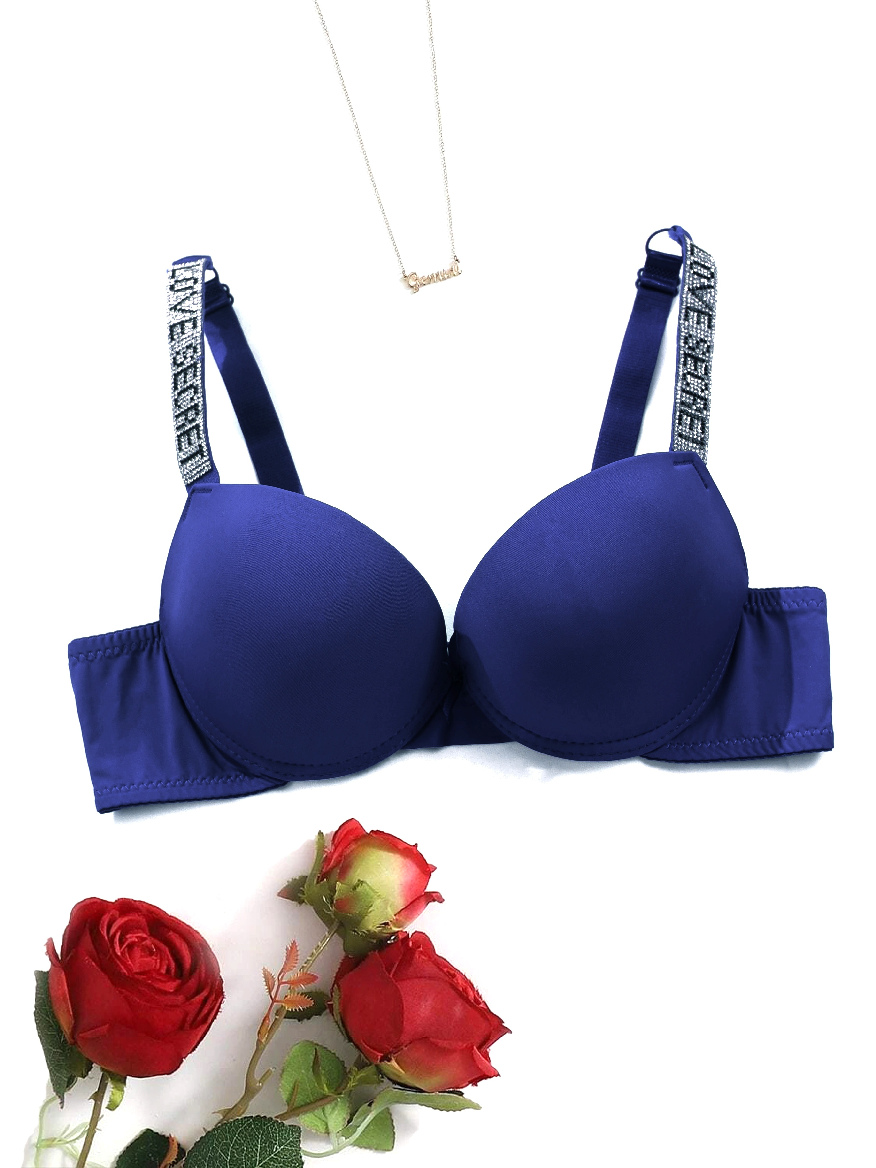 Rhinestone Sex Lingerie Underwire  Bra Love Secret Rhinestones - Women  Underwear - Aliexpress