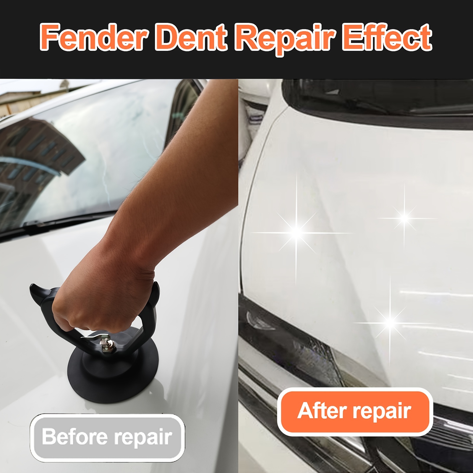 Car Dent Puller,dent Removal Kit Handle Lifter,powerful Car Dent Remover,suction  Cup Dent Puller And Paintless Dent Repair Kit For Car Body Dent - Temu New  Zealand