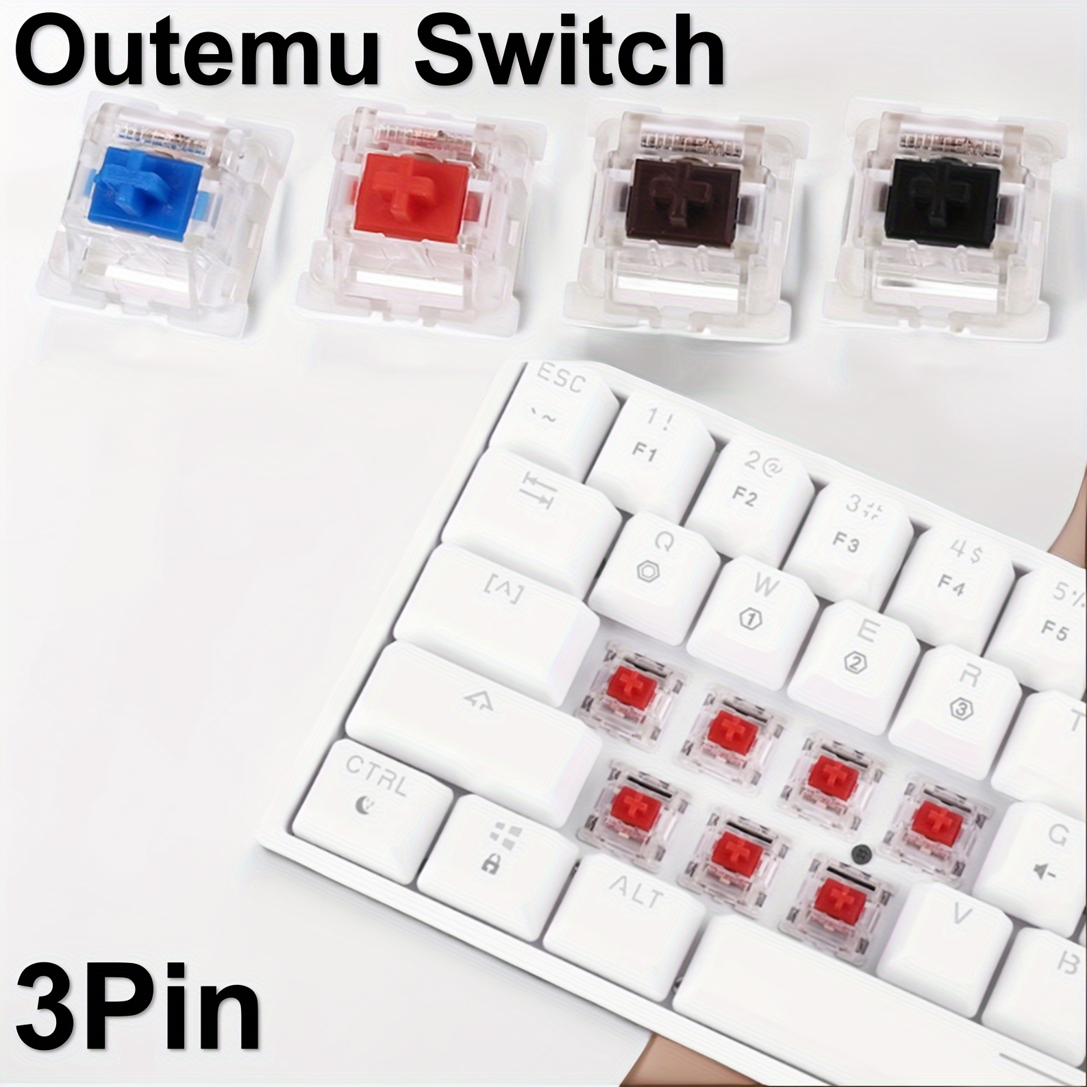 Graywood V4 Switches Mechanical Keyboard Accessories Linear - Temu