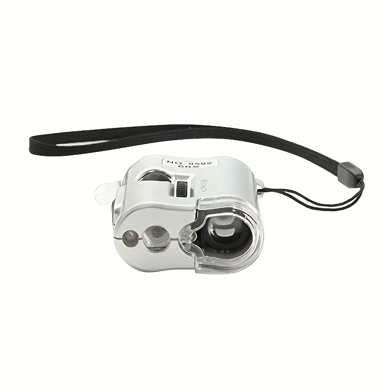 Goxawee 60x Handheld Magnifying Glass With Battery Mini - Temu