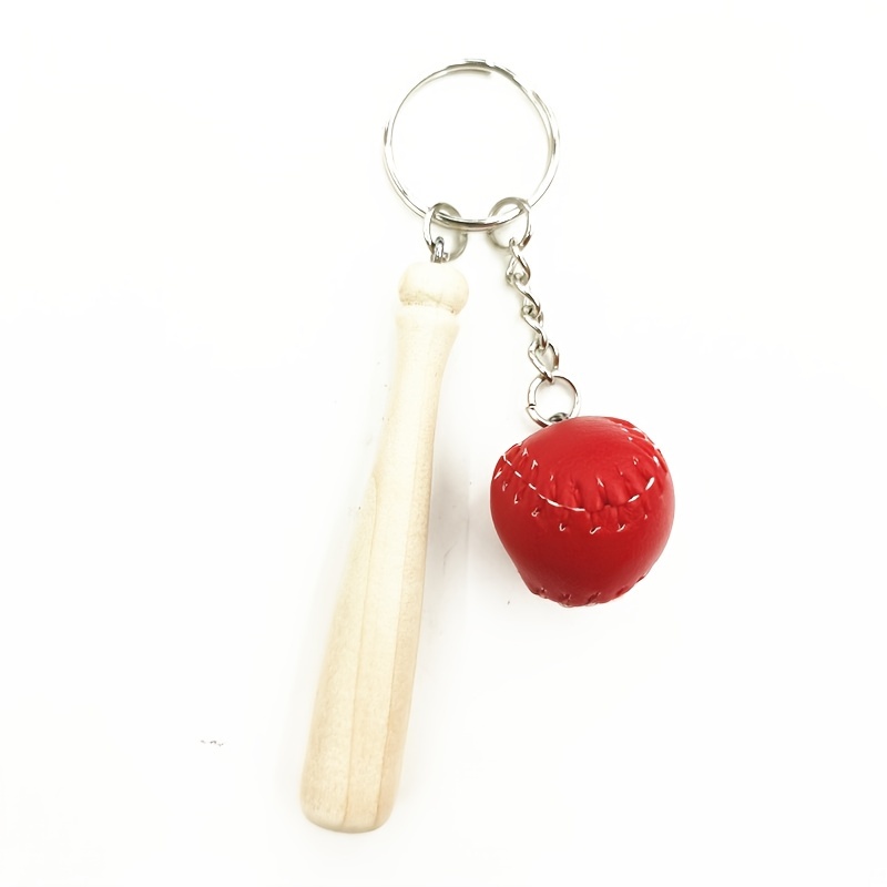 Cricket bat and ball on sale keychain