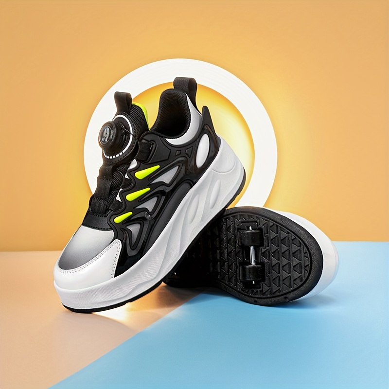 Chaussures À Roulettes De Mode Pour Filles Baskets De Skate - Temu