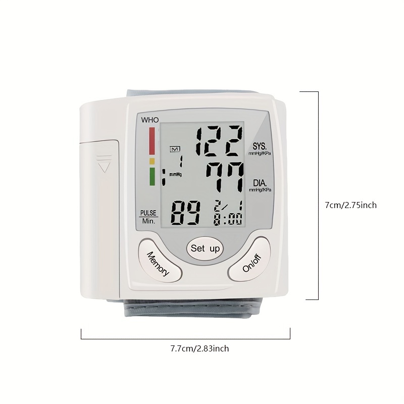 Wrist Electronic Blood Pressure Monitor Ck w358 (lithium - Temu