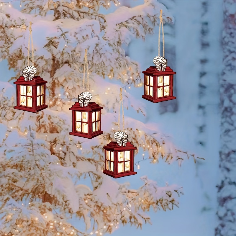 Rustic Wooden Christmas Ornaments