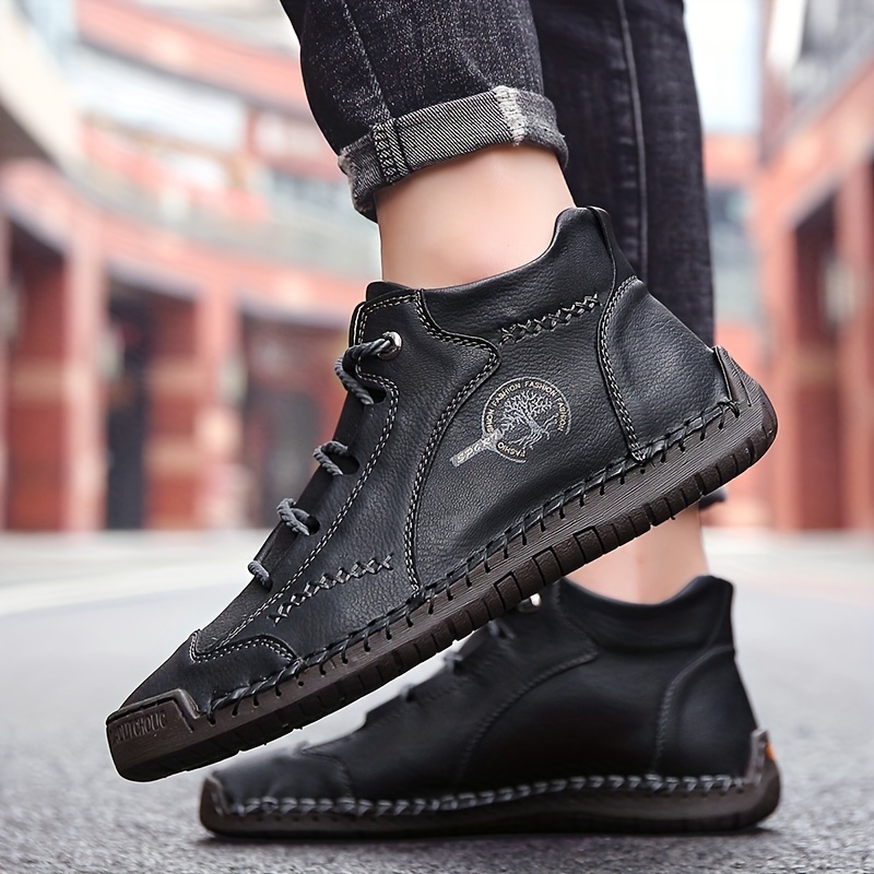 Men's High Top Lace Up Casual Shoes