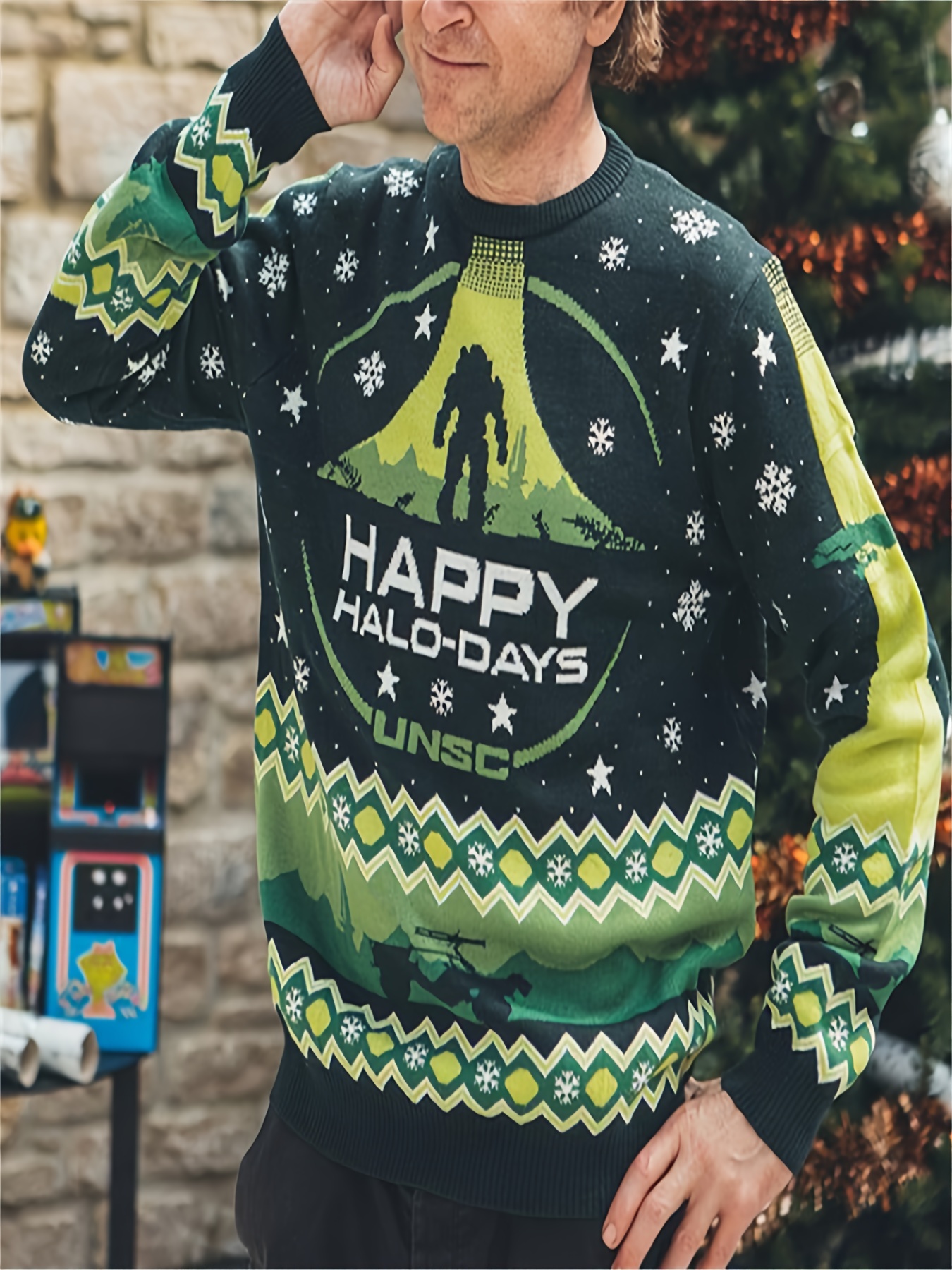 Men s Casual Funny Ugly Sweater With